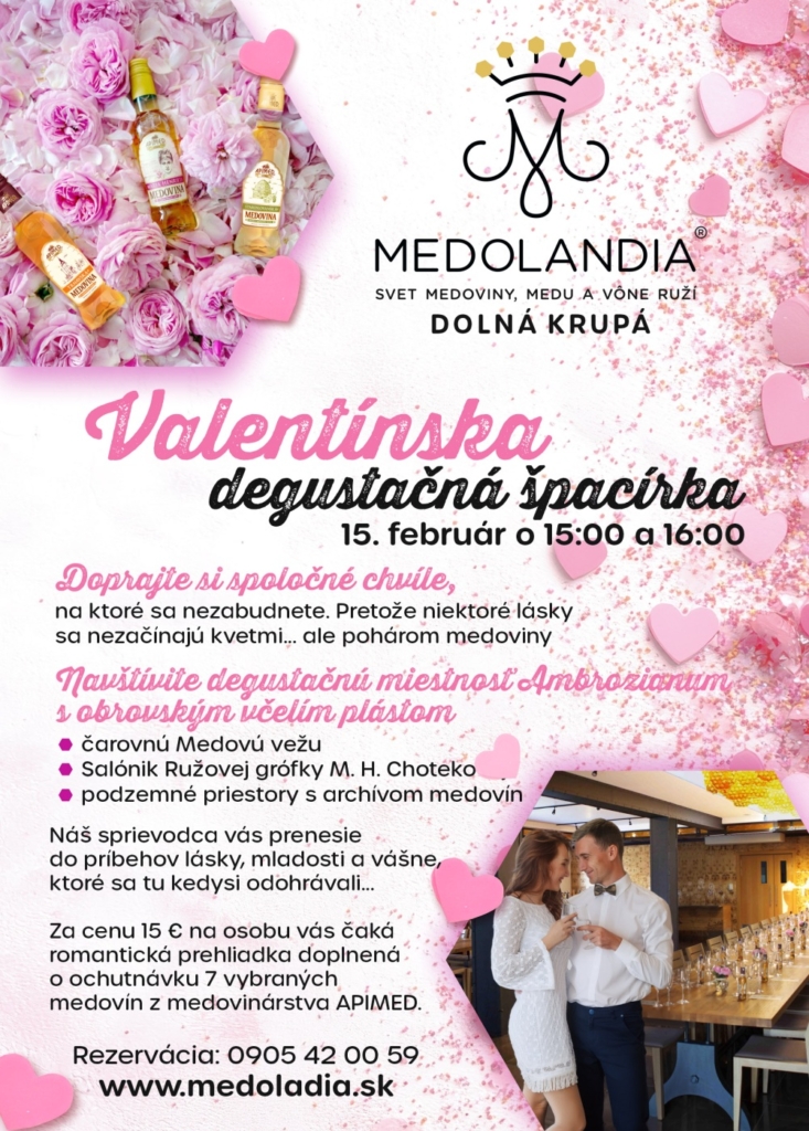 Valentínska degustačná špacírka