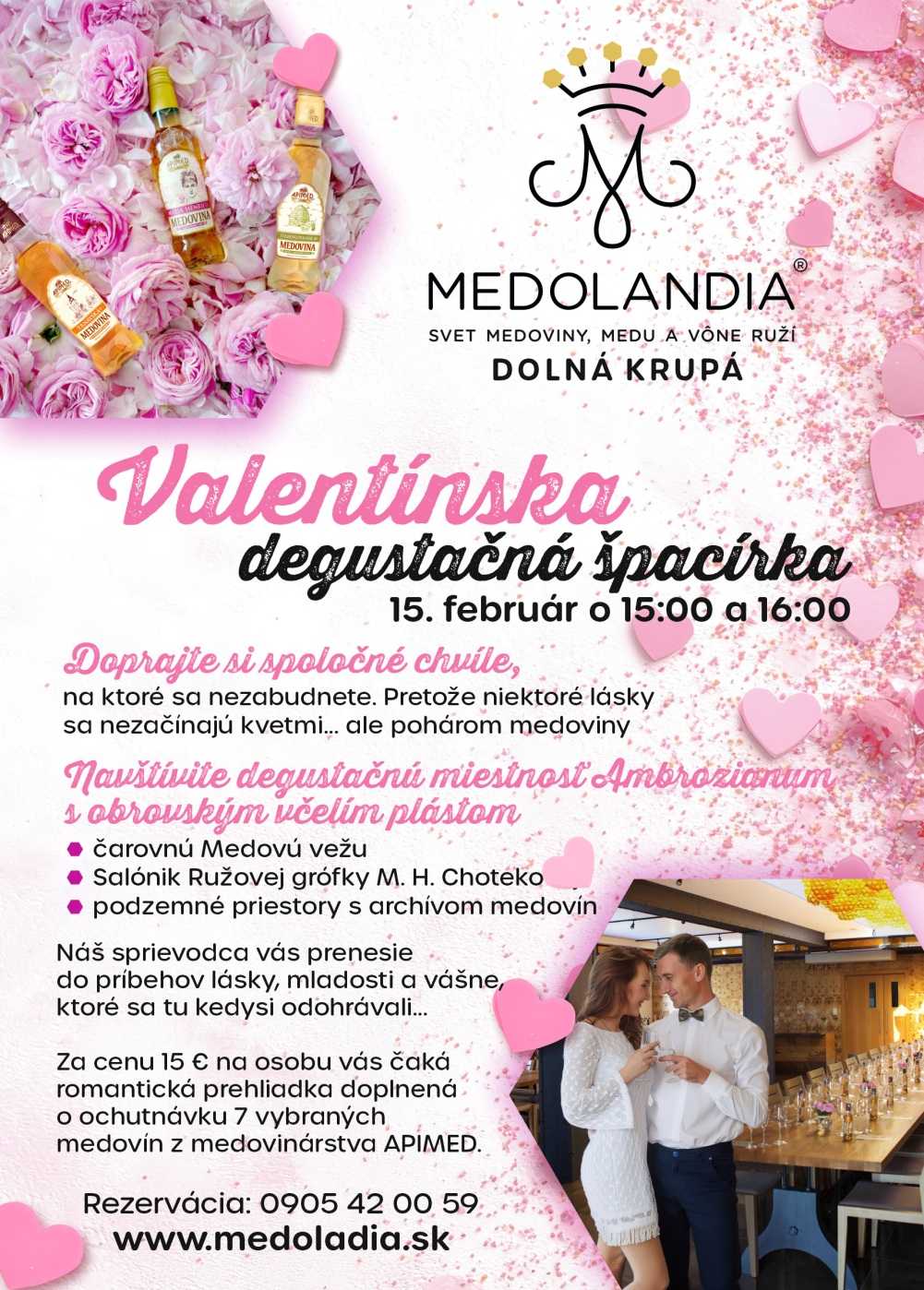 Valentínska degustačná špacírka